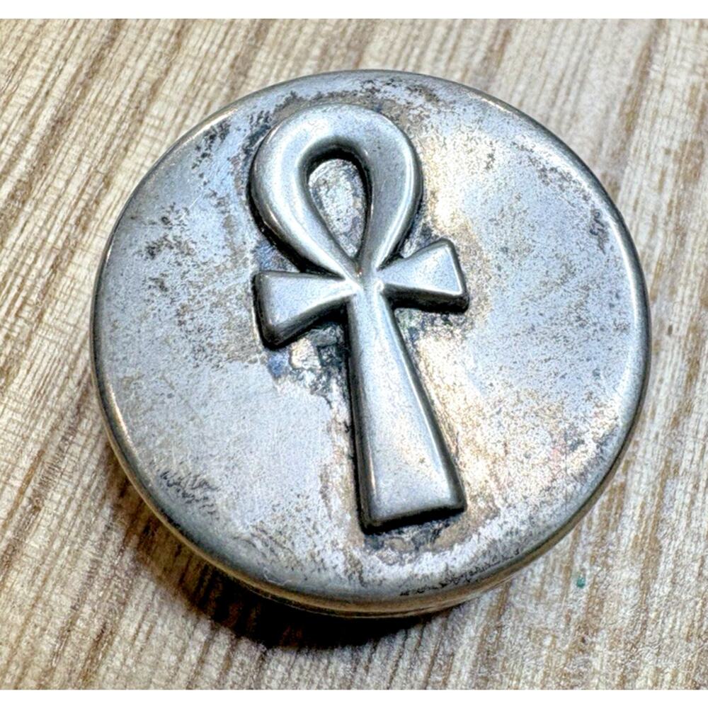 Ankh Pill Box Round